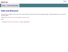 Tablet Screenshot of isurf.ca